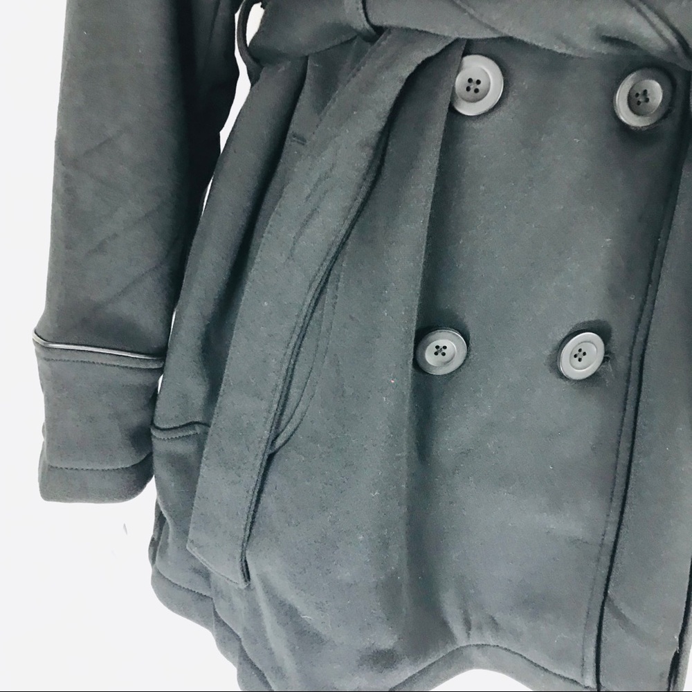 Jones New York Black Belted Coat Jacket Sz 1X - Picture 3 of 7